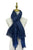 Made In Italy Plain Bamboo Scarf - Navy