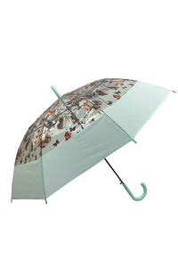 Cat & Butterfly Clear Umbrella Collection (Long)