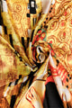 Klimt The Kiss Painting Print Silk Scarf - Fashion Scarf World