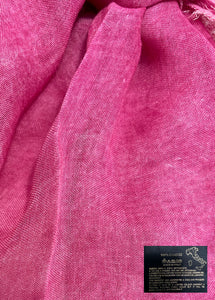 Made In Italy Plain Bamboo Scarf - Hot Pink