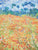 Van Gogh Poppy Field Druck Schal