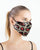 Face Coverings Masks (Pack of 10) Leopard Sequin - Mixed Colours