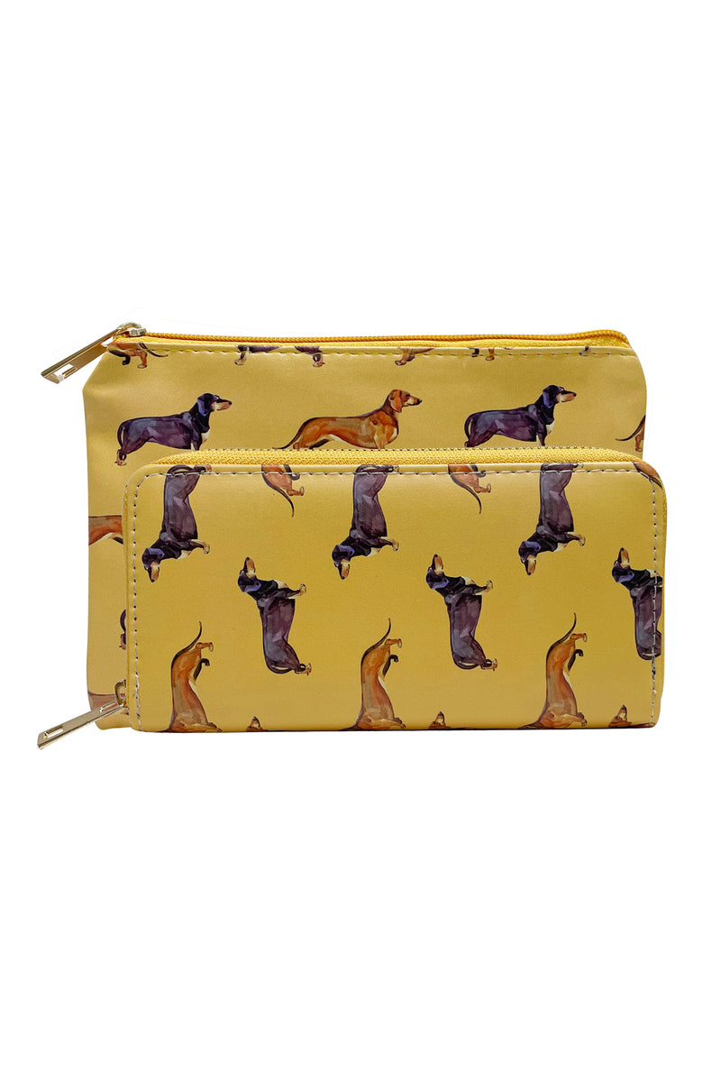 Dachshund Sausage Dog Purse Collection Mustard Fashion Scarf World