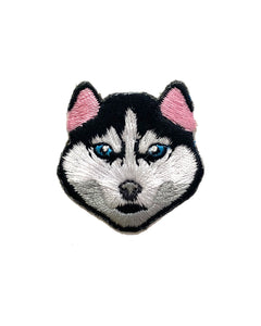 Embroidered Dog Iron On Patches (Pack of 25) - Siberian Huskey