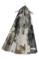 Watercolour Foiled Speckle Frayed Scarf