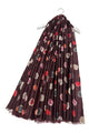 Foiled Polka Dot Frayed Scarf