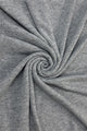 Plain Cuffed Diagonal Drape Wool Poncho