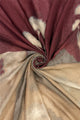 Ombre Ink Floral Print Frayed Scarf
