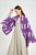 Cat Print Diagonal Edge Wool Scarf