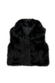 Oversized Lapel Faux Fur Gilet