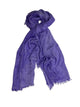 Made In Italy Plain Bamboo Scarf - Purple