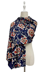 Sunflower Print  Wool Scarf