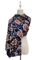 Sunflower Print  Wool Scarf