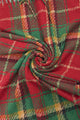 Tartan Check Wool Tassel Scarf