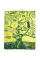 Klimt 'Tree of Life' Detail Print Silk Scarf