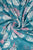 Swan & Rose Print Frayed Scarf
