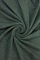 Plain Cuffed Diagonal Drape Wool Poncho