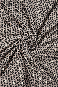 Mini Love Heart & Foiled Gold Scarf