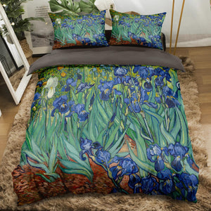 Van Gogh Irises Duvet Cover Set