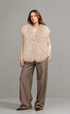 Oversized Shaggy Faux Fur Gillet Jacket