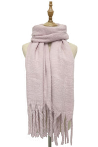 Plain Tassel Blanket Scarf