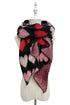 Love Heart Diagonal Edge Knitted Wool Scarf