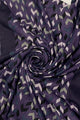 Chevron Print Frayed Scarf