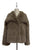 Oversized Lapel Faux Fur Sleeved Jacket