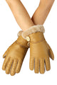 Handmade Soft Leather Gloves - Fashion Scarf World