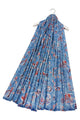 Dreamy Paisley Print Wool Frayed Scarf