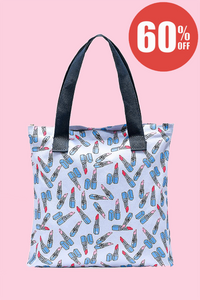 Lipstick Print Bag Collection - Shopper