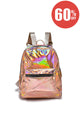 Holographic Plain Mini Backpack - Fashion Scarf World