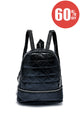 Metallic Foil & Safety Pin Zip Backpack - Fashion Scarf World