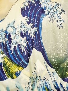 Hokusai's Great Wave Japanese Silk Scarf