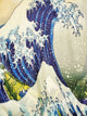 Hokusai's Great Wave Japanese Silk Scarf