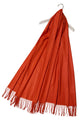 Soft Plain Cashmere Tassel Scarf