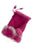 Plain Real Fur Fingerless Mittens
