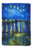 Van Gogh Post Impressionist Starry Night Over The Rhone Painting Print Art Silk Scarf