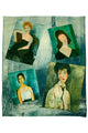 Modigliani Italian Expressionism Female Portrait Painting Print Art Silk Scarf