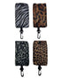 Leopard Print Foldable Shopper Bags (Pack of 12) - Assorted Pack