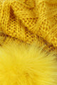 Pom Pom Knitted Scarf