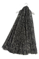 Beautiful Dotted Paisley Print Frayed Scarf