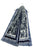 Tranquil Garden Print Wool Frayed Scarf