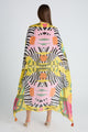 Bright Zebra Jungle Print Square Scarf