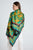 Traditional Floral Border Print Silk Scarf