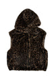 Luxe  Faux Fur Hooded Gilet