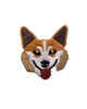 Embroidered Cute Dog Iron On Patches