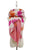 Love Heart Diagonal Edge Knitted Wool Scarf