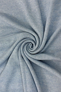 Plain Cosy Metallic Thread Poncho