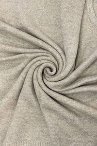 Plain Cosy Metallic Thread Poncho
